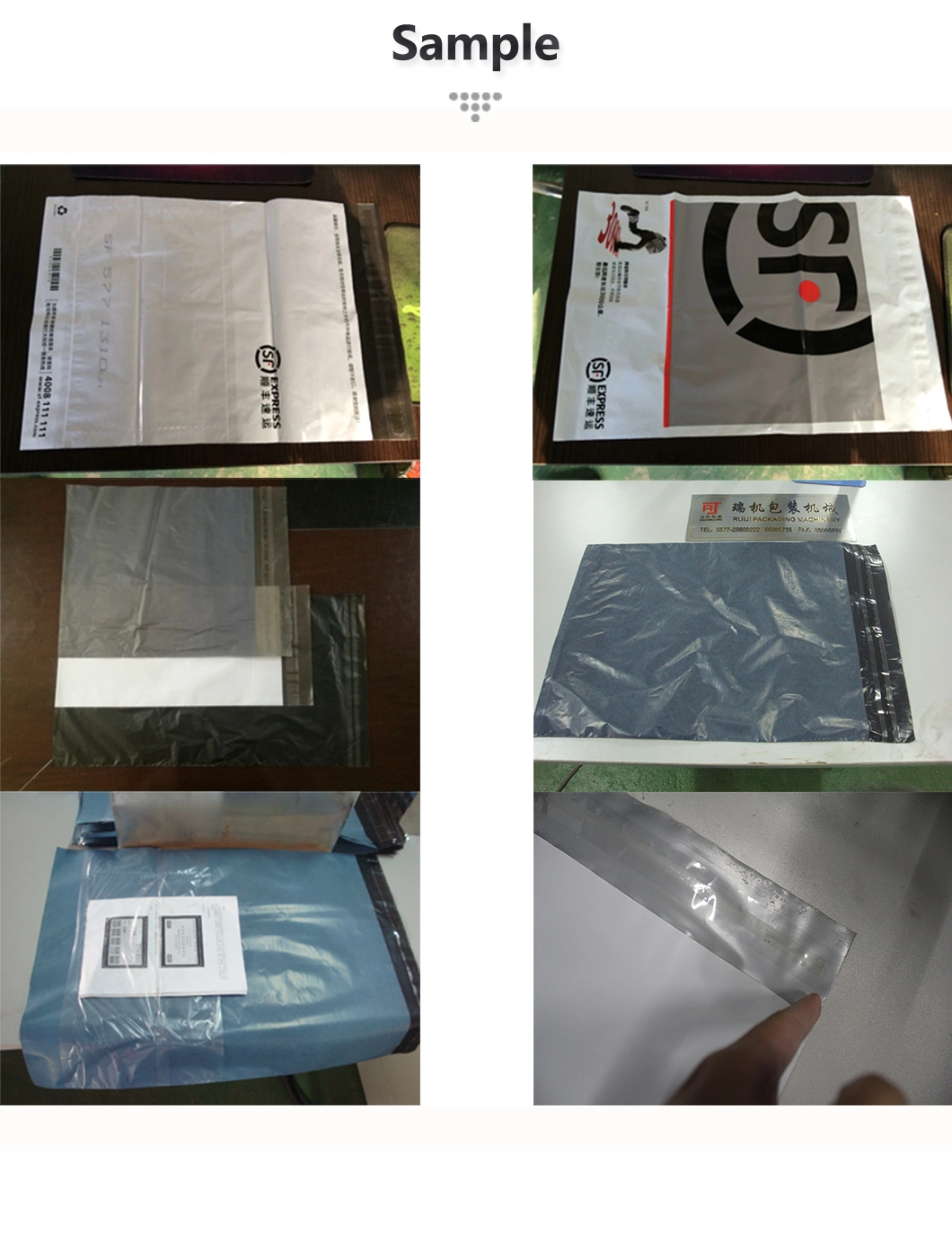 800mm Maszyna do robienia papierowych toreb na zakupy Zintegrowana torba ekspresowa z klejem do zgrzewania 7