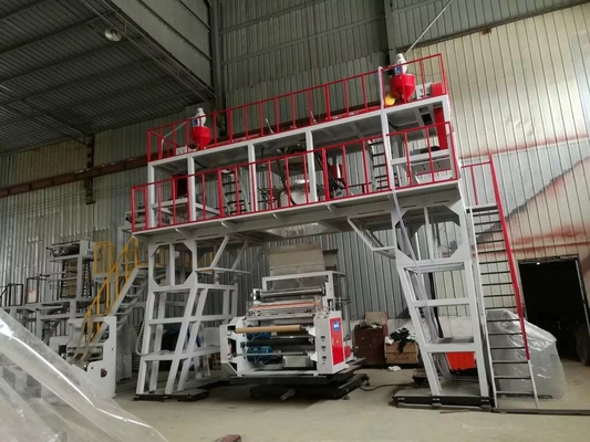 Polipropylenowa maszyna do wydmuchiwania folii z głowicą polipropylenową PP Poly Plastic Rotary Device
