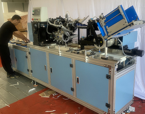 Uchwyt Making Combi Pasting Machine Automatyczna płaska torba papierowa Metalowy krawat