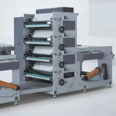 1 do 6 kolorów wąska maszyna do druku fleksograficznego z naklejką na etykiety