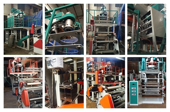 Polipropylenowa maszyna do wydmuchiwania folii z głowicą polipropylenową PP Poly Plastic Rotary Device