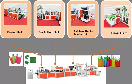 Ultradźwiękowa maszyna do produkcji toreb papierowych 3000 kg automatyczna z certyfikatem Ce