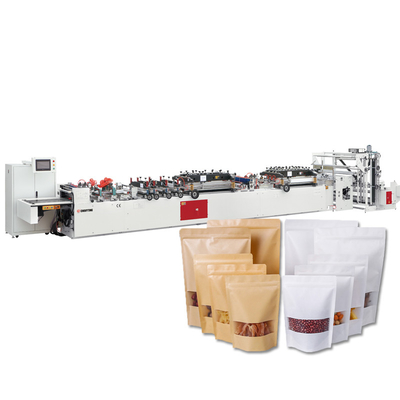 Maszyna do produkcji torebek Mylar Snack Papier laminowany PE Doypack Etui na zamek błyskawiczny