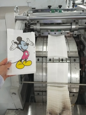Drukowany papier internetowy do kwadratowej dolnej maszyny do produkcji torebek papierowych