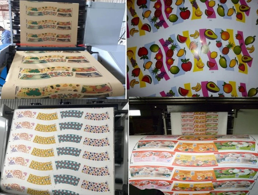 Haijing Etykieta samoprzylepna Maszyna do druku fleksograficznego 1 kolorowy papier rolkowy 50 Hz