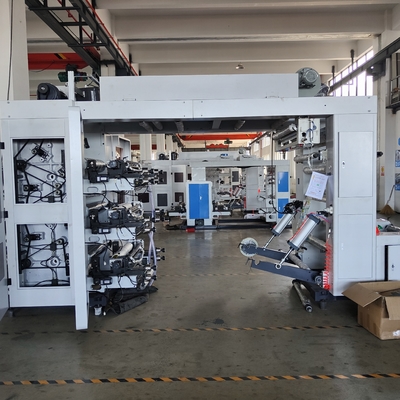 HJ-CI81400 Szybka maszyna do druku fleksograficznego Długość drukowania 380-800 mm