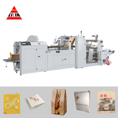 PLC Control System Industrial Paper Bag Machine Featuring Water In K Ink Suitable for Continuous Paper Bag Manufacturing