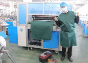 PE W pełni automatyczna maszyna do produkcji fartuchów chirurgicznych CPE 40-160 szt. / min