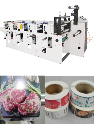 HJ 6-600 Maszyna do produkcji torebek fleksograficznych na zakupy # 380V 50HZ Czterokolorowa maszyna do druku fleksograficznego 220V