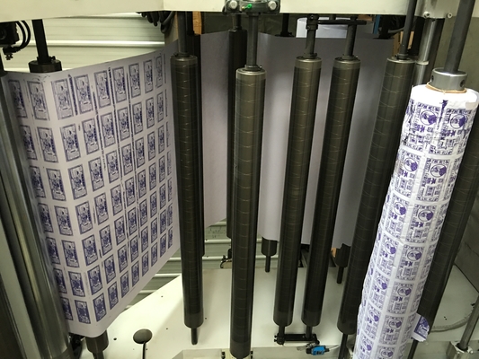 8 kolorowa plastikowa maszyna do druku fleksograficznego 6 kolorowy bęben centralny