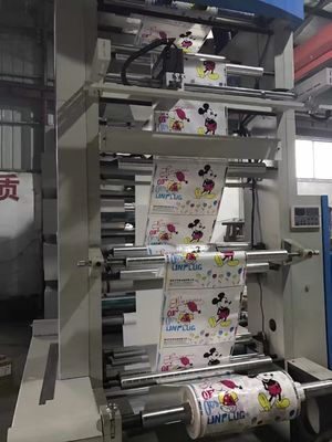 Szybka drukarka fleksograficzna do papieru, folii z tworzywa sztucznego, włókniny # Szerokość drukowania 600-2000 mm 8-kolorowa drukarka fleksograficzna