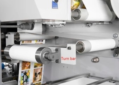 4 kolorowe rolki drukarka etykiet fleksograficznych 320mm 80 m/min # ± 0,1 mm dokładność etykiet drukarka fleksograficzna # 450mm maksymalna szerokość drukowania