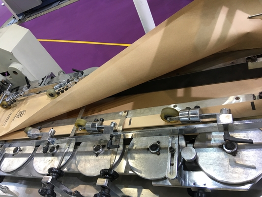 HJ-330L-2L Podajnik rolkowy Dwuwarstwowa kwadratowa dolna maszyna do produkcji toreb papierowych # Dwuwarstwowa kwadratowa dolna torba papierowa