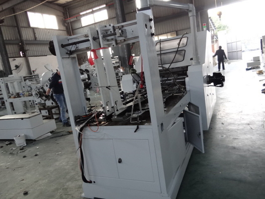Maszyna do produkcji toreb papierowych typu Kraft ze skręconą rączką z pneumatyczną lub hydrauliczną strukturą podnoszącą #20-80 szt./Min.