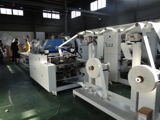 Maszyna do produkcji toreb papierowych 380 V 220 V 300 szt. / min