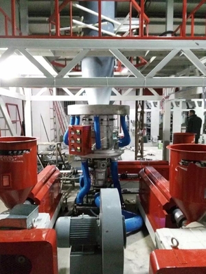 Wytłaczarka do folii LDPE Wytłaczarka trójwarstwowa z tworzywa sztucznego HDPE ABA do folii CO