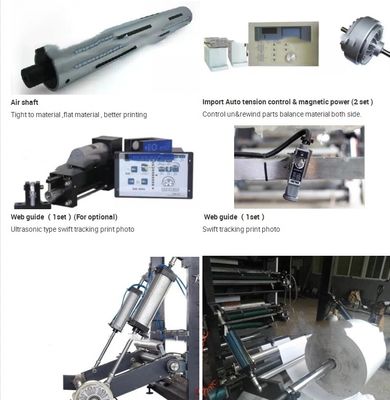 Czterokolorowa nietkana maszyna do druku fleksograficznego Automatyczna 10-150 m / min