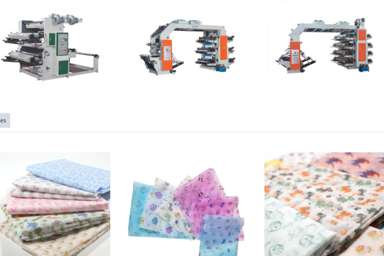 W pełni automatyczna dwukolorowa maszyna do druku fleksograficznego