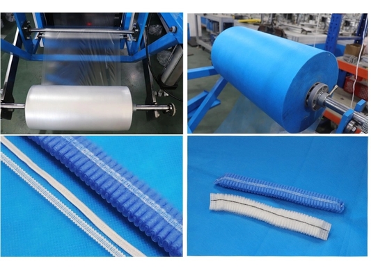 180-210 sztuk / min Jednorazowa maszyna do produkcji fartuchów chirurgicznych, jednorazowa maszyna do produkcji czapek Bouffant