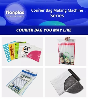 Szybka maszyna do produkcji torebek 20 sztuk / min PE Kraft Paper Air Bubble Courier Mailer