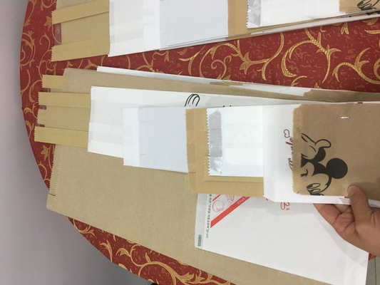 Luksusowa drukowana rączka woskowa torba papierowa Opakowanie na biżuterię, odporna na tłuszcz